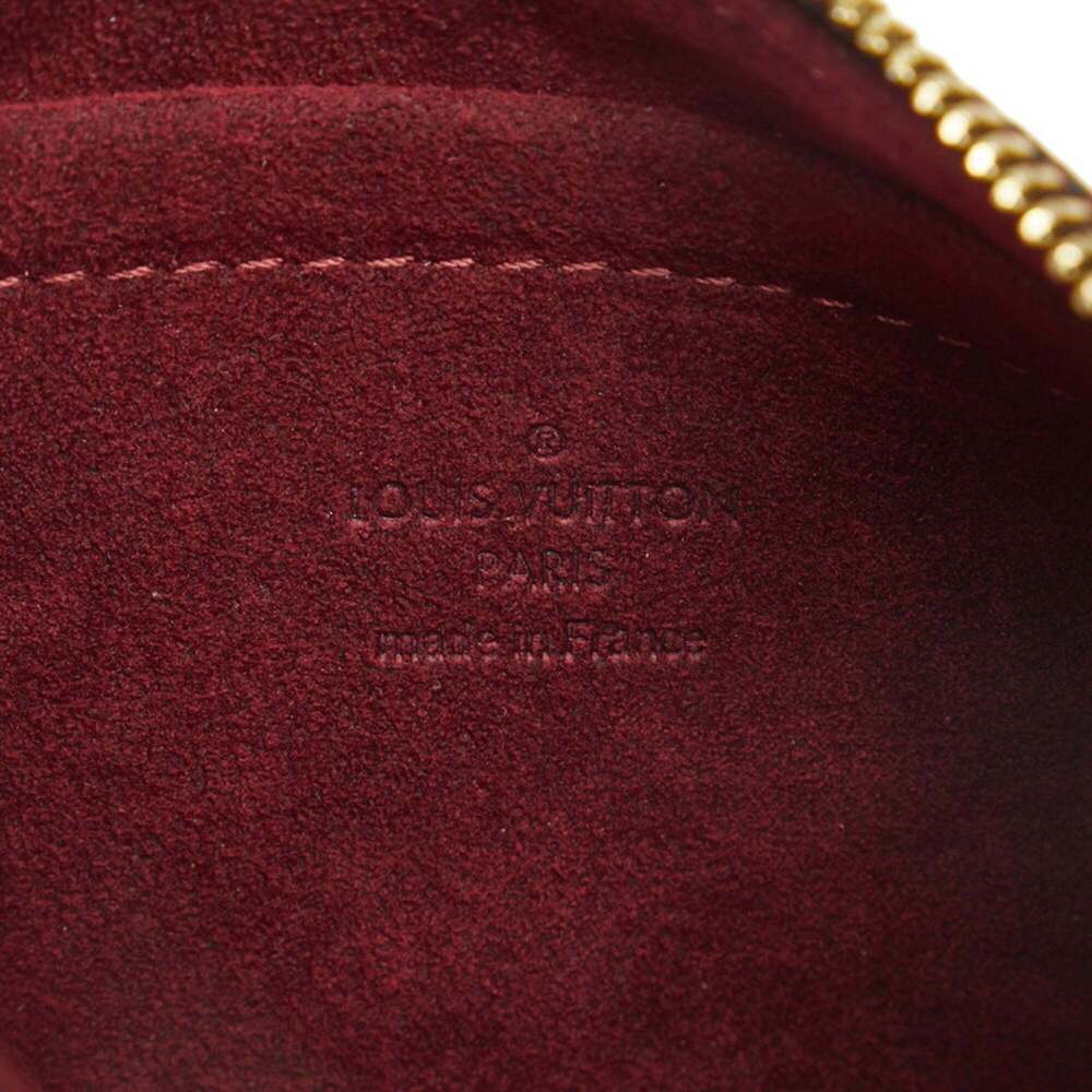 LOUIS VUITTON Brown Leather Pochette Pouch - Picture 7 of 10